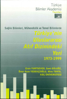 Türkiye'nin Uluslararası Atıf Dizinindeki Yeri 1973-1999